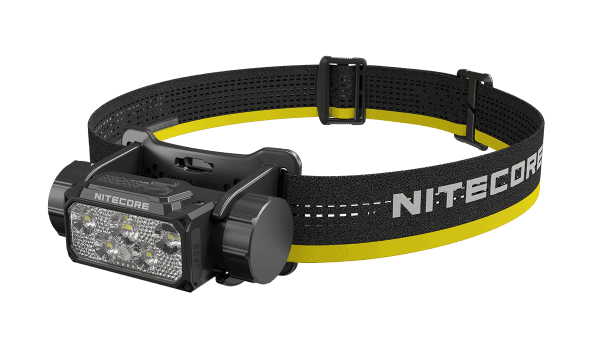 Lampe frontale Nitecore HC70 UHE, 1600 lumens, large surface d'émission lumineuse, avec batterie Li-Ion 21700 6000mAh type NL2160