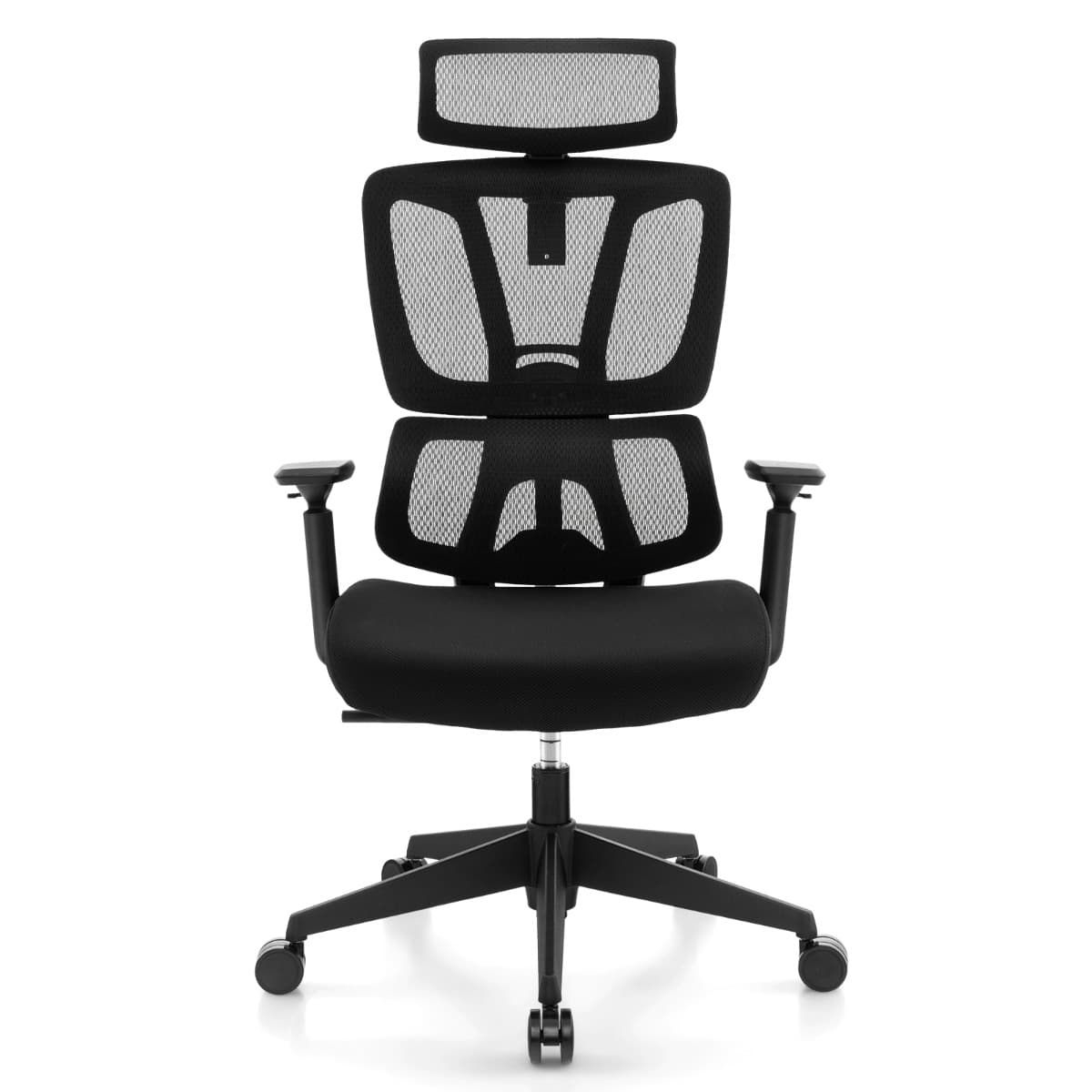 Chaise de Direction Chaise de Bureau Ergonomique et Réglable en Hauteur Dossier en Maille Respirante