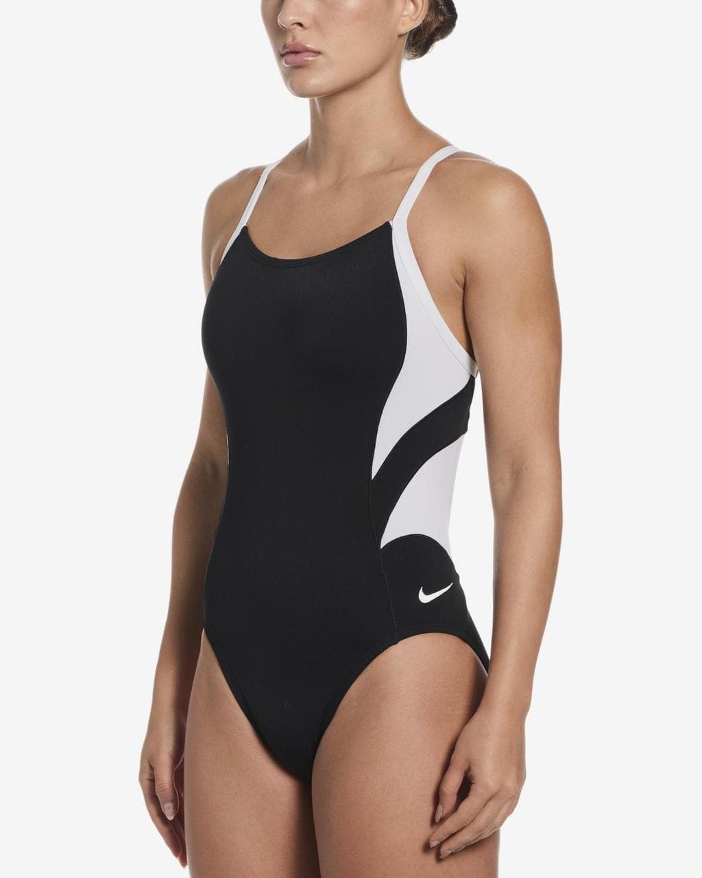 Maillot de bain Nike Swim Hydrastrong Fly une pièce noir blanc femme - 26