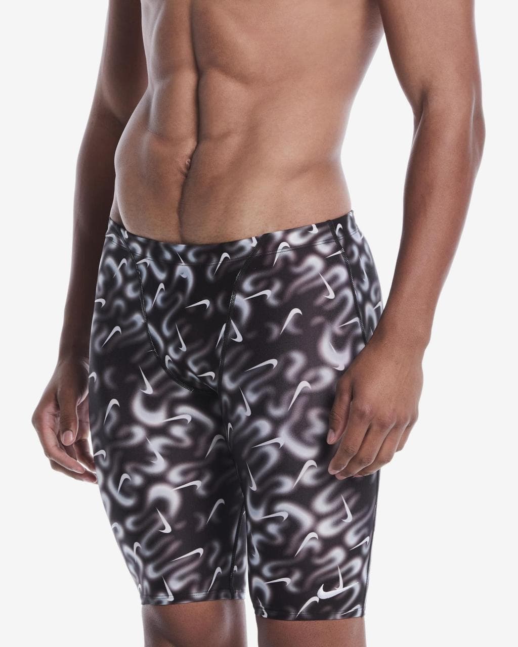 Maillot de bain Nike Swim Hydrastrong Multi PR Jammer noir blanc - 36